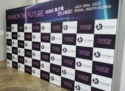 행사용 백월·그래픽 — 행사장, 이벤트, 전시 포토존, 백월, VMD 디자인